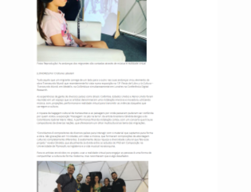 Histórias de migrantes são contadas através de música e realidade virtual
